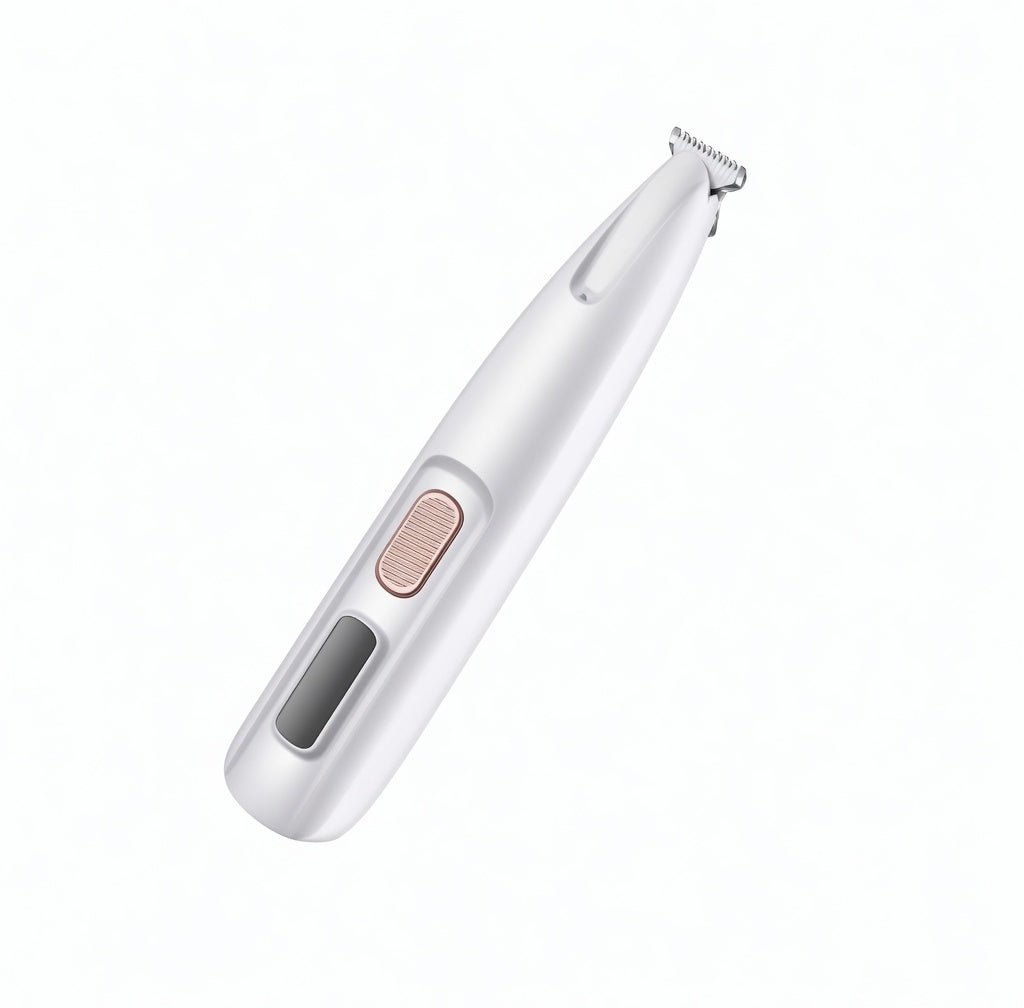 Dog Grooming Trimmer, Rechargeable Pet Clippers with LED, 18mm Blade & <35dB Quiet Operation - Homvista
