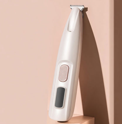 Dog Grooming Trimmer, Rechargeable Pet Clippers with LED, 18mm Blade & <35dB Quiet Operation - Homvista