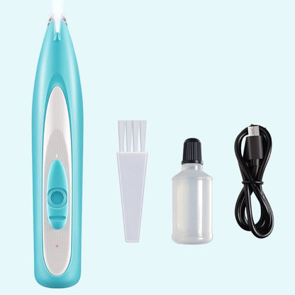 Dog Grooming Trimmer, Rechargeable Pet Clippers with LED, 18mm Blade & <35dB Quiet Operation - Homvista
