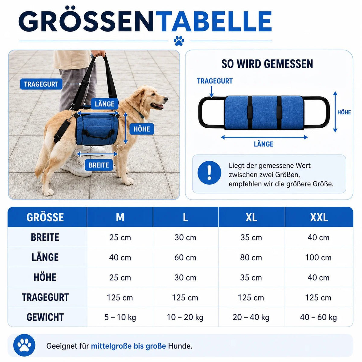 Dog Lift Support Harness with Dual Handles, Adjustable Padded Mobility Harness for Stairs & Cars - Homvista