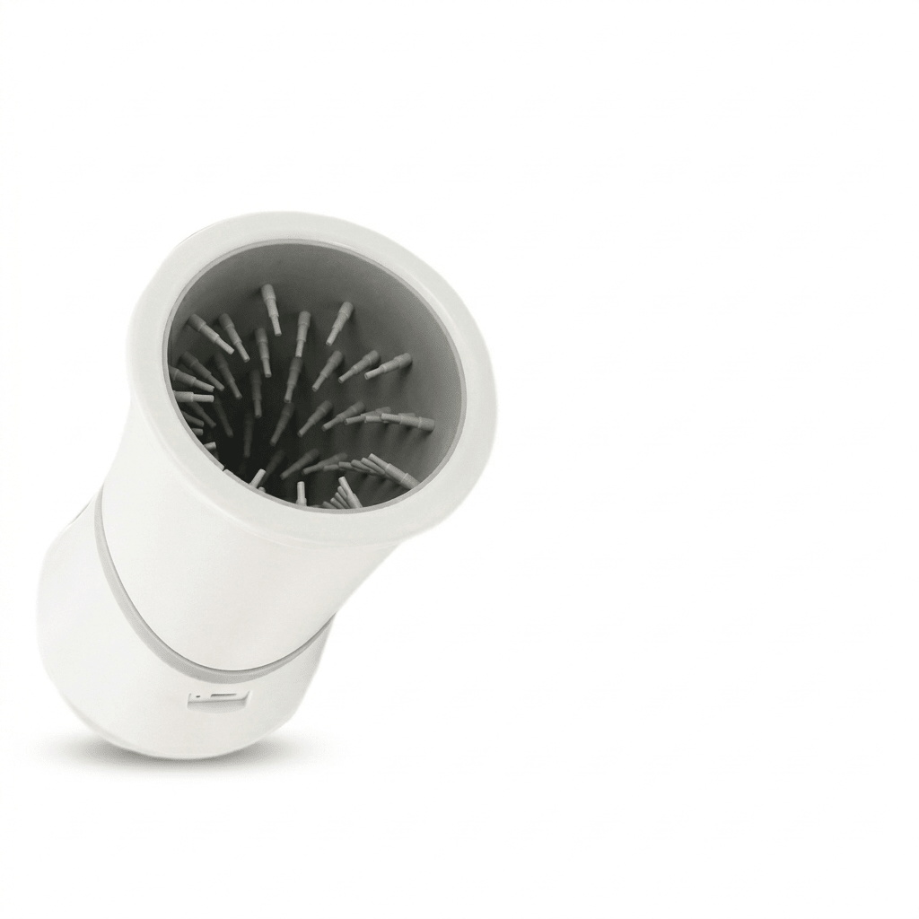 Dog Paw Cleaner, Rechargeable 360° Rotating Paw Washer with Soft Silicone Brush - Homvista