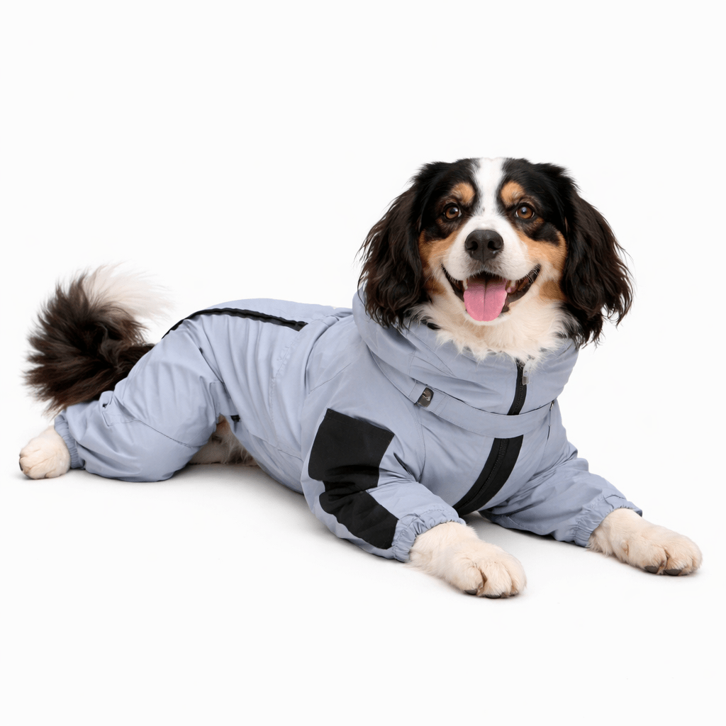 Dog Raincoat, Reflective Water-Resistant Dog Coat with Breathable Lining, S–XXL - Homvista