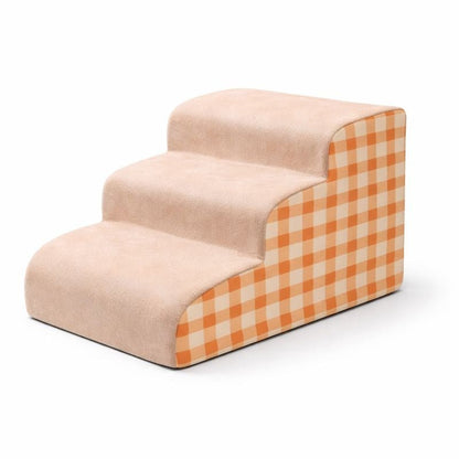 Dog Stairs for Bed & Sofa, High-Density Foam Pet Steps with Non-Slip Surface, 2 or 3 Step - Homvista