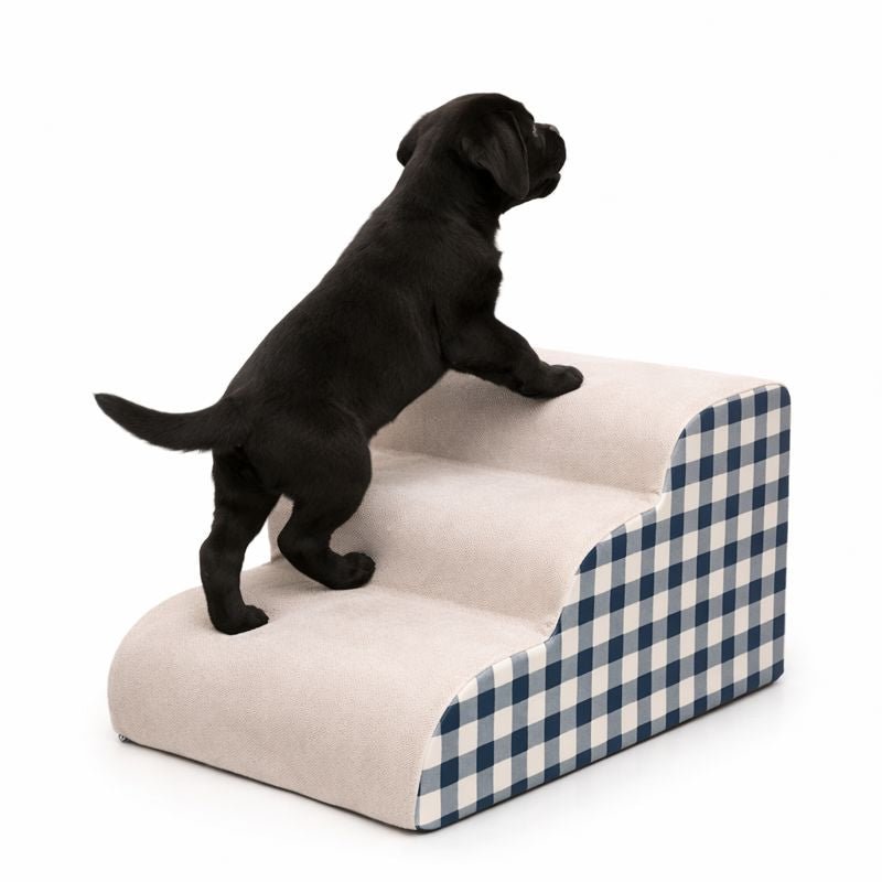 Dog Stairs for Bed & Sofa, High-Density Foam Pet Steps with Non-Slip Surface, 2 or 3 Step - Homvista