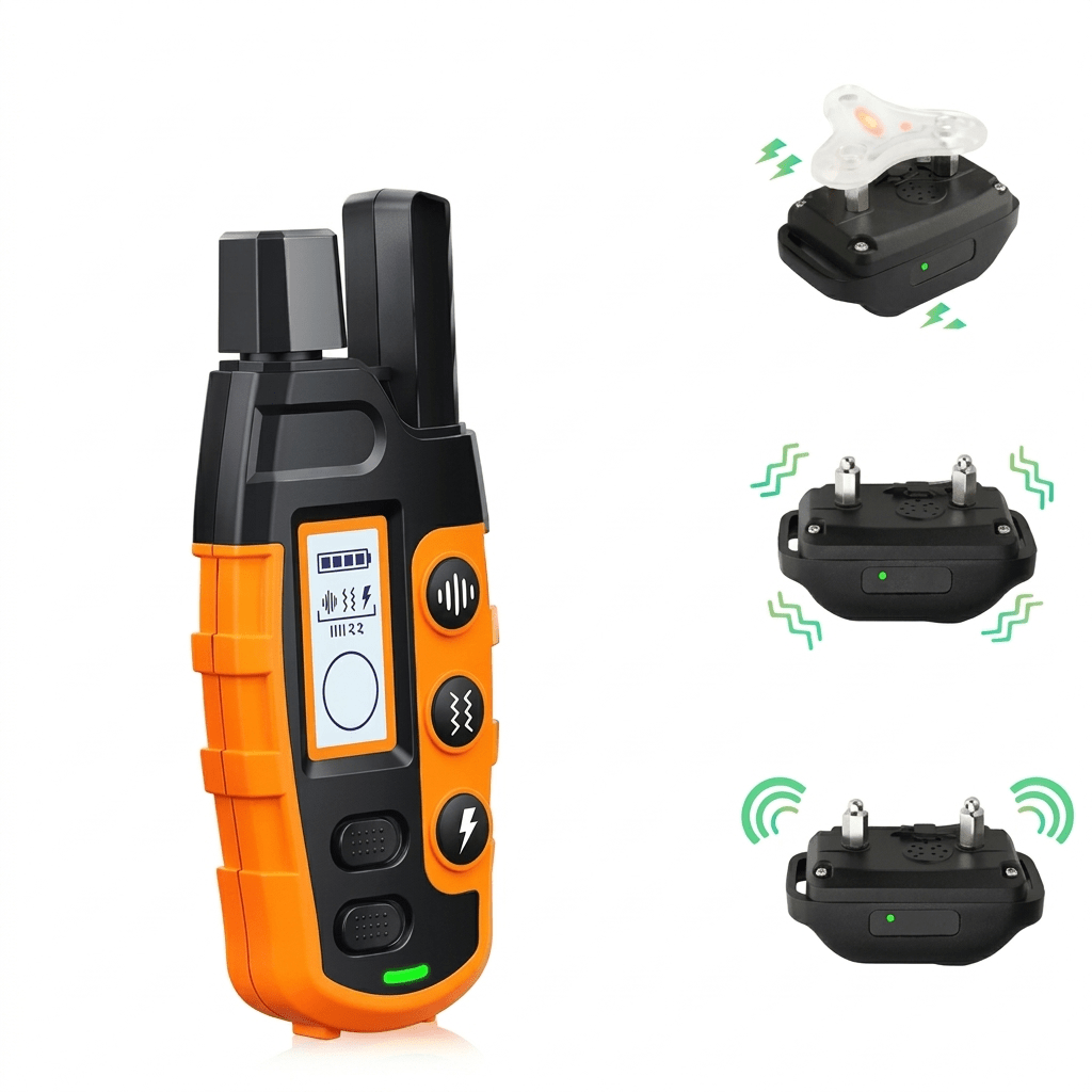 Dog Training Collar, Remote E Collar for Dogs with 1000m Range, IPX7 & 99 Levels - Homvista