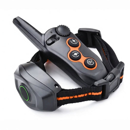 Dog Training Collar with Remote, 1000m Waterproof E Collar with 99 Levels for 1–2 Dogs - Homvista