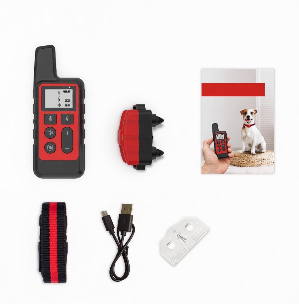 Dog Training Collar with Remote, 500m Waterproof E Collar with USB Charging & Long Standby Battery - Homvista