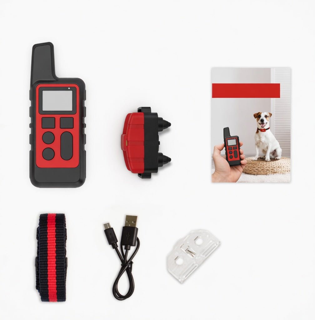 Dog Training Collar with Remote, 500m Waterproof E Collar with USB Charging & Long Standby Battery - Homvista