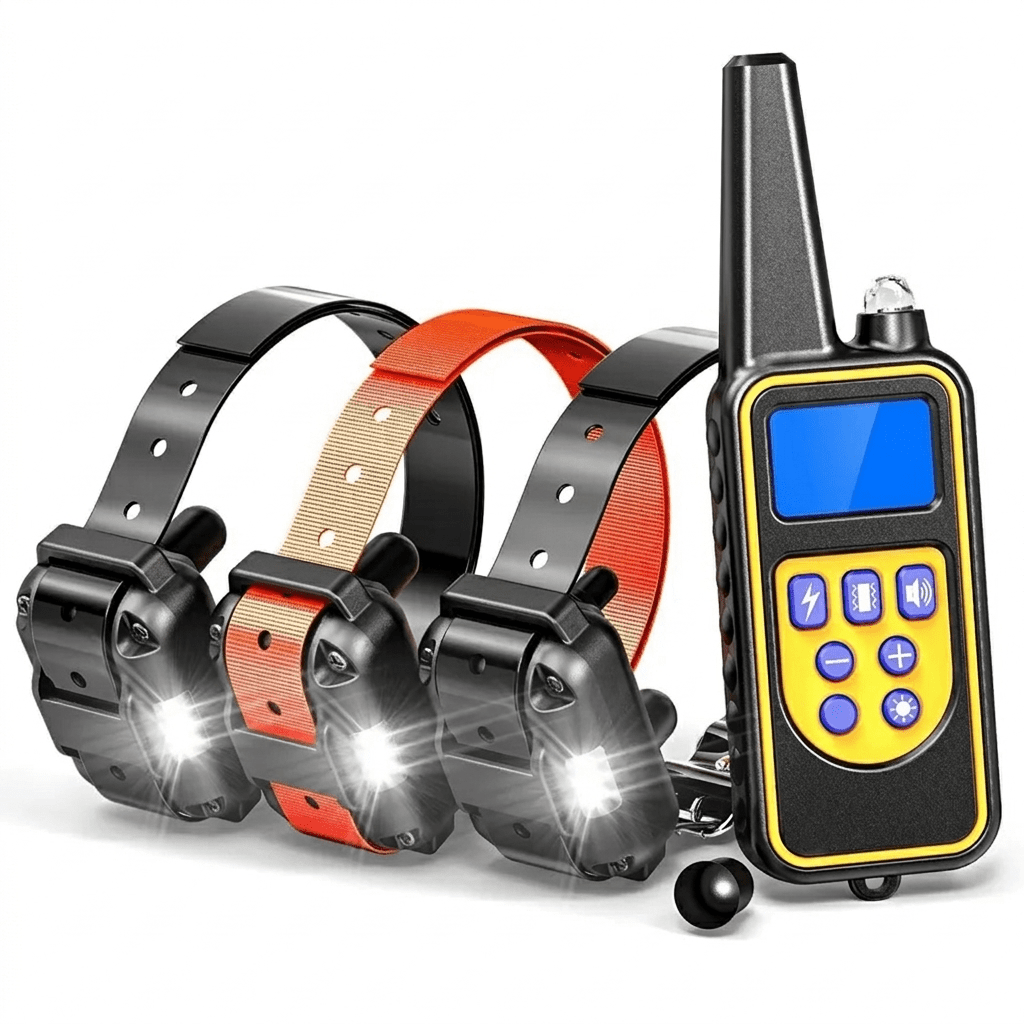 Dog Training Collar with Remote, 762m IPX7 E Collar with 99 Levels for Up to 3 Dogs - Homvista