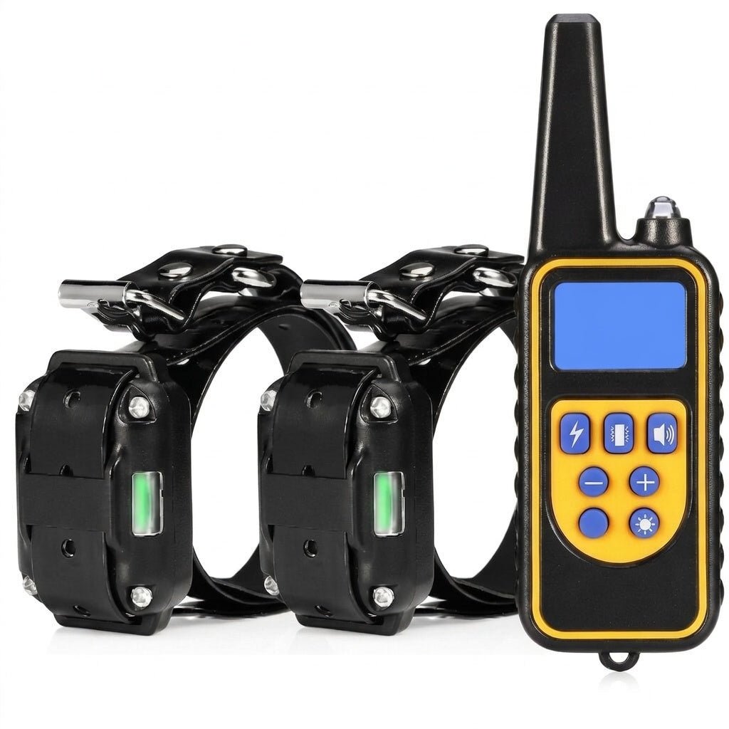 Dog Training Collar with Remote, 762m IPX7 E Collar with 99 Levels for Up to 3 Dogs - Homvista