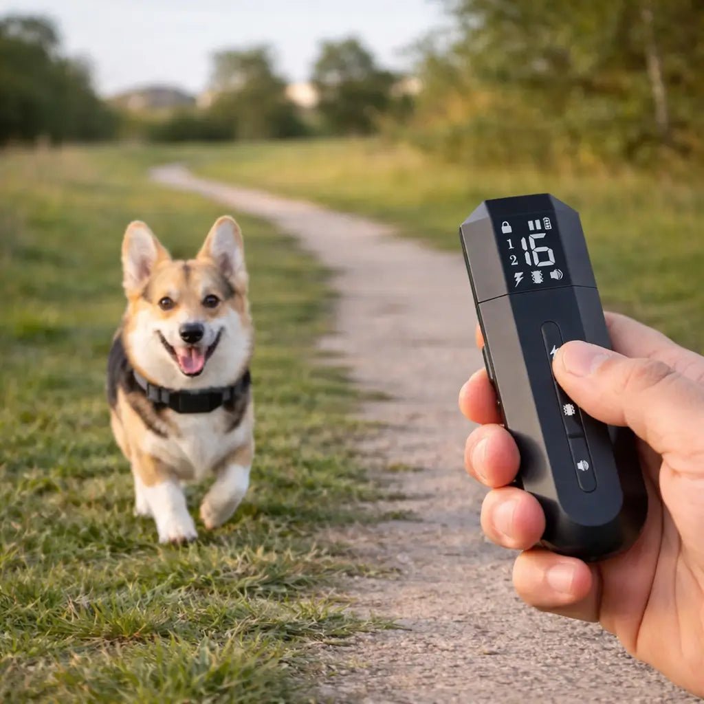 Dog Training Collar with Remote, 800m E Collar for Dogs with Beep, Vibration & 16 Levels - Homvista