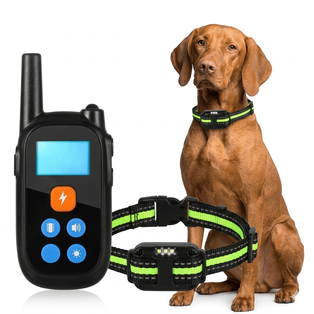 Dog Training Collar with Remote, IP68 E Collar with 4 Modes, 99 Levels & LED Light - Homvista