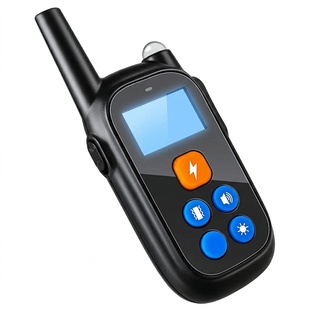 Dog Training Collar with Remote, IP68 E Collar with 4 Modes, 99 Levels & LED Light - Homvista