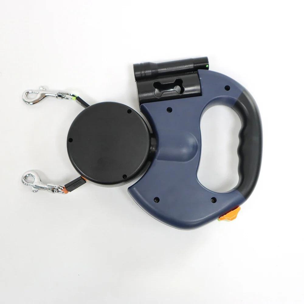 Dual Dog Leash, Tangle-Free Rotating Leash for Walking Two Dogs - Homvista