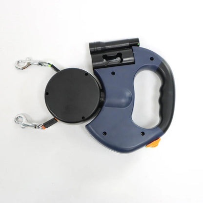 Dual Dog Leash, Tangle-Free Rotating Leash for Walking Two Dogs - Homvista