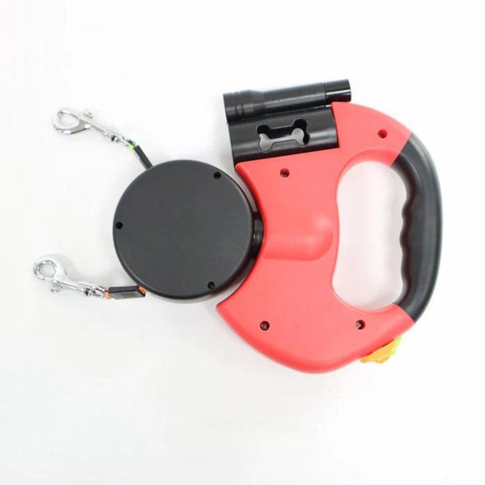 Dual Dog Leash, Tangle-Free Rotating Leash for Walking Two Dogs - Homvista