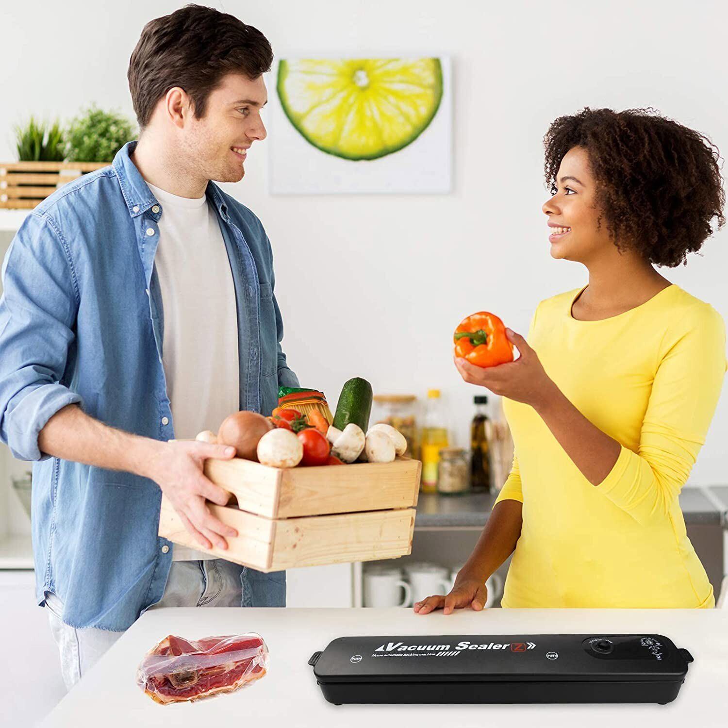 Electric Home Kitchen Food Saver Vacuum Bag Sealer Packing Machine - Homvista