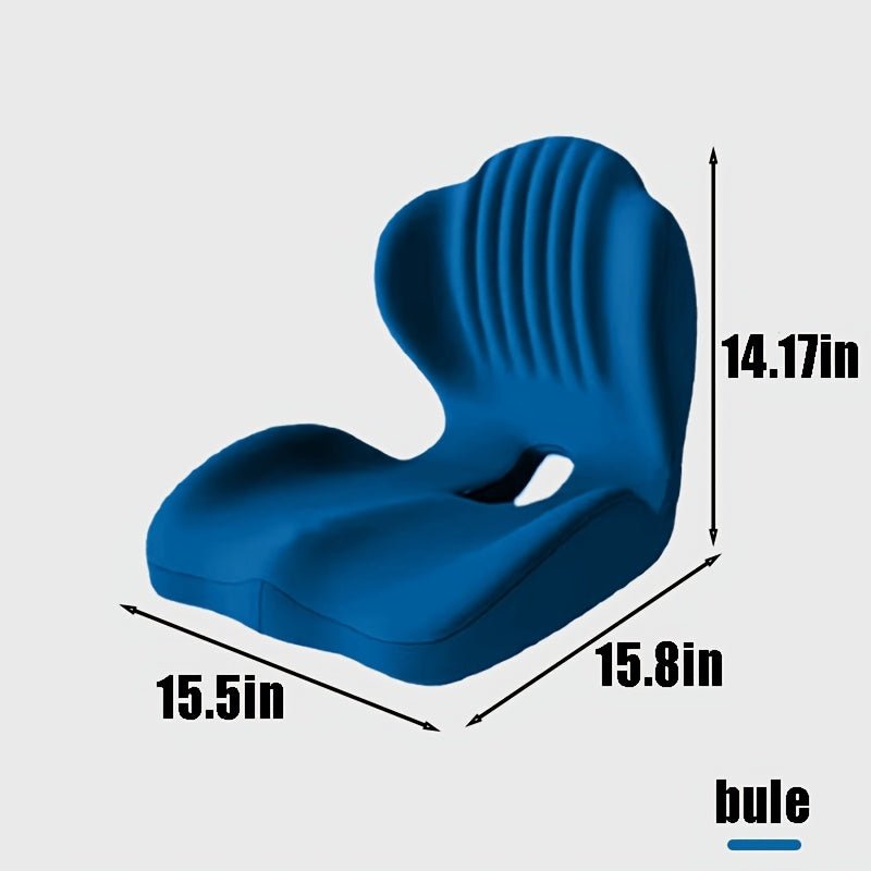 Ergonomic Lumbar Support Cushion, Memory Foam Back Pillow for Office & Car - Homvista