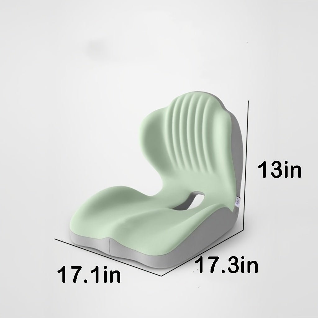 Ergonomic Lumbar Support Cushion, Memory Foam Back Pillow for Office & Car - Homvista