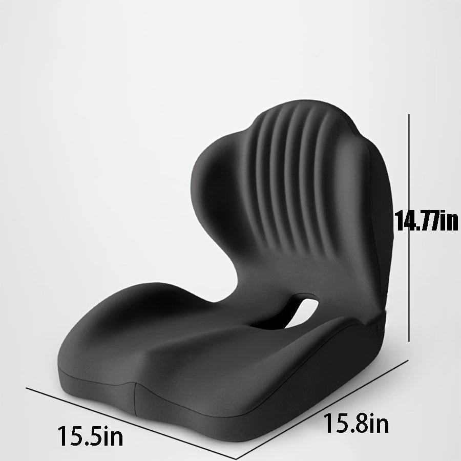 Ergonomic Lumbar Support Cushion, Memory Foam Back Pillow for Office & Car - Homvista
