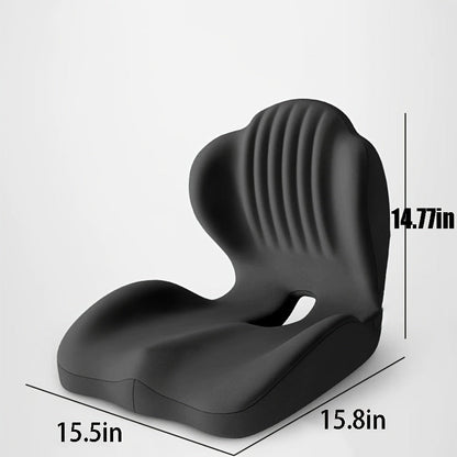 Ergonomic Lumbar Support Cushion, Memory Foam Back Pillow for Office & Car - Homvista