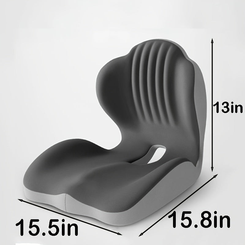 Ergonomic Lumbar Support Cushion, Memory Foam Back Pillow for Office & Car - Homvista
