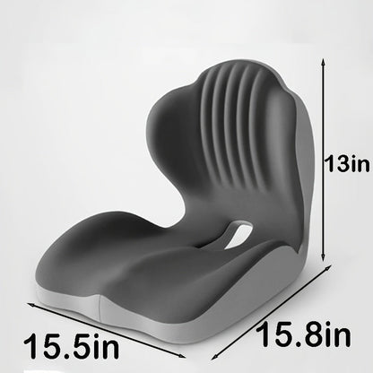 Ergonomic Lumbar Support Cushion, Memory Foam Back Pillow for Office & Car - Homvista