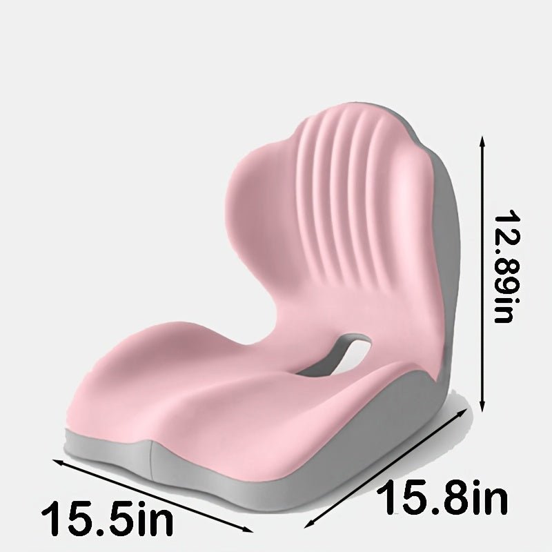 Ergonomic Lumbar Support Cushion, Memory Foam Back Pillow for Office & Car - Homvista