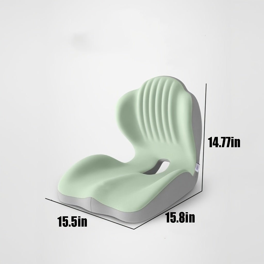 Ergonomic Lumbar Support Cushion, Memory Foam Back Pillow for Office & Car - Homvista