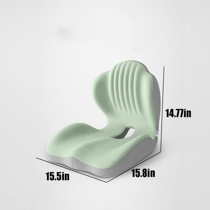 Ergonomic Lumbar Support Cushion, Memory Foam Back Pillow for Office & Car - Homvista