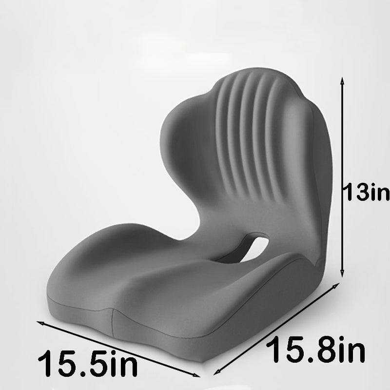 Ergonomic Lumbar Support Cushion, Memory Foam Back Pillow for Office & Car - Homvista