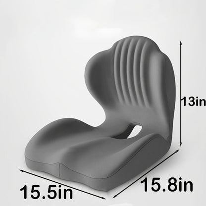 Ergonomic Lumbar Support Cushion, Memory Foam Back Pillow for Office & Car - Homvista