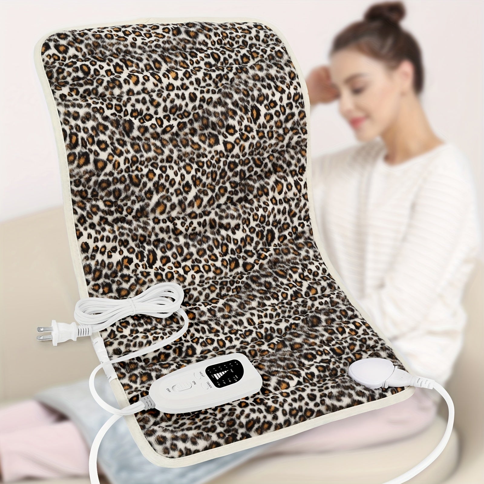Extra Large Electric Heating Pad, Fast Heating for Back, Neck & Shoulders - Homvista