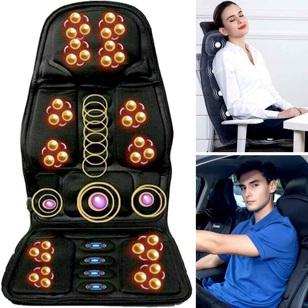 Fashionable Massage Chair Cushion With Heated Neck Pillow - Homvista