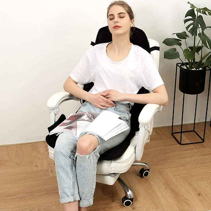 Fashionable Massage Chair Cushion With Heated Neck Pillow - Homvista