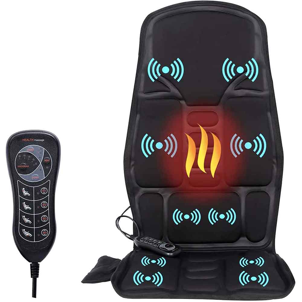 Fashionable Massage Chair Cushion With Heated Neck Pillow - Homvista