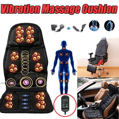 Fashionable Massage Chair Cushion With Heated Neck Pillow - Homvista