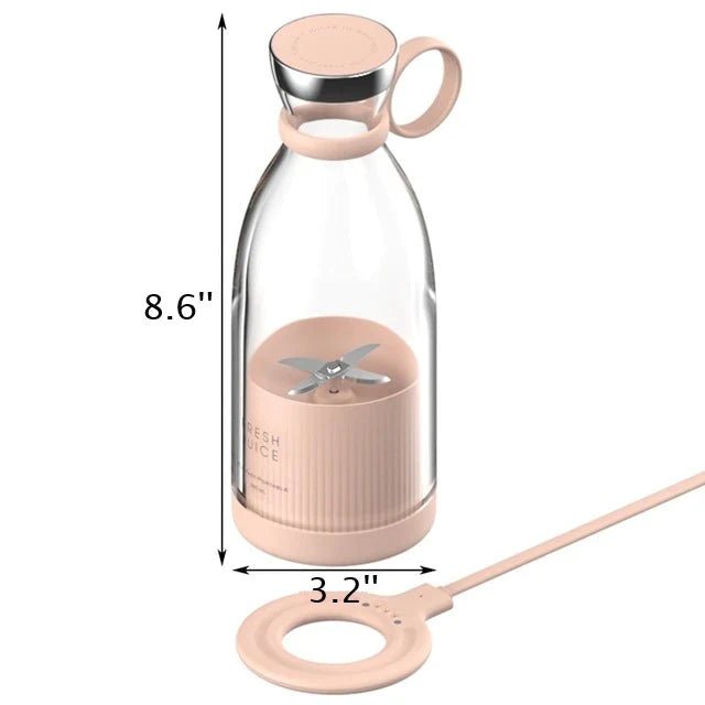 Fresh Juice Portable Blender - Mini Smoothie Blender USB Chargeable - Homvista