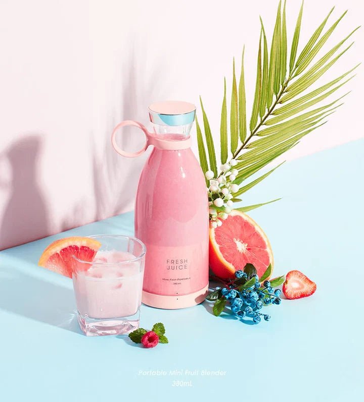 Fresh Juice Portable Blender - Mini Smoothie Blender USB Chargeable - Homvista