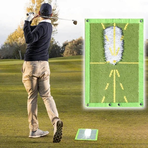 Golf Training Mat for Swing Detection Batting - Homvista