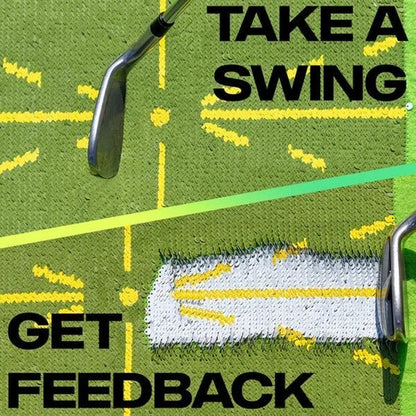 Golf Training Mat for Swing Detection Batting - Homvista