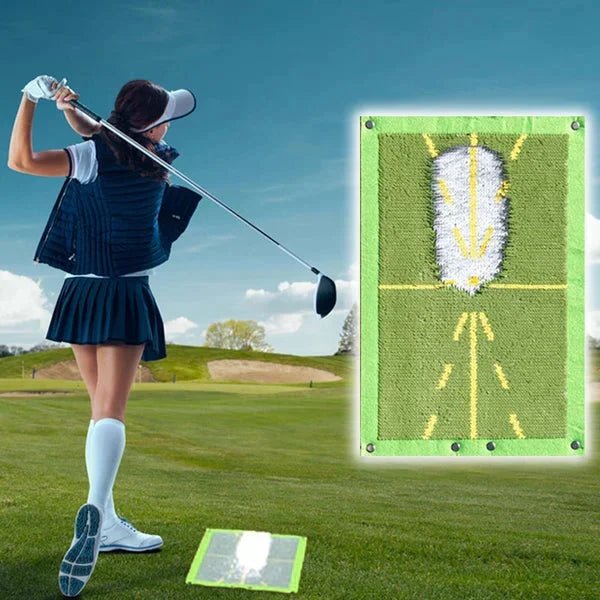 Golf Training Mat for Swing Detection Batting - Homvista