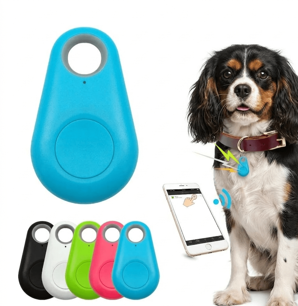 GPS Pet Tracker, Waterproof Mini Dog & Cat Collar Tracker with Real-Time Location & Long Battery Life - Homvista