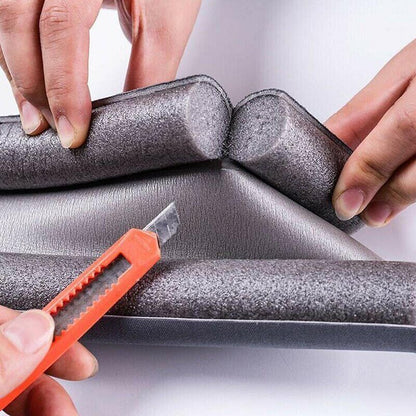 Home Garage Weather Stripping Bottom Under Door Insulation Seal Strip - Homvista