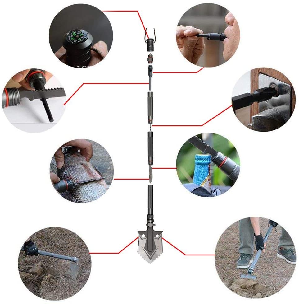 Indestructible Multi Function Survival Shovel - Homvista