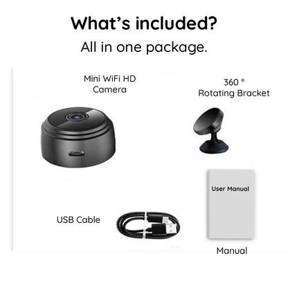 Mini Camera WiFi HD 1080P Night Vision - Homvista
