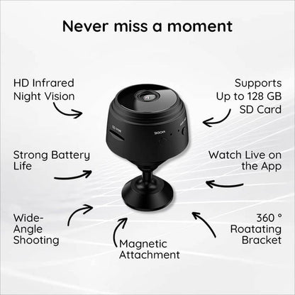 Mini Camera WiFi HD 1080P Night Vision - Homvista