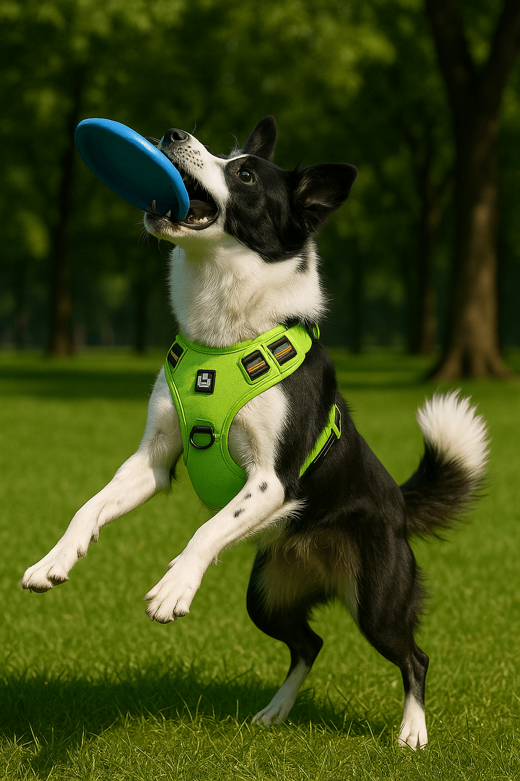 No-Pull Dog Harness with Handle, Adjustable Padded Walking & Training Harness - Homvista