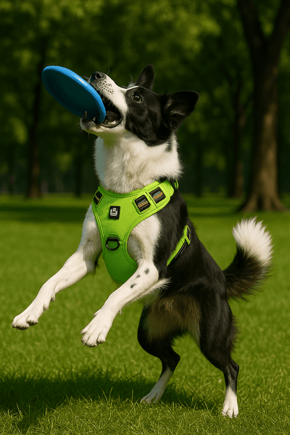No-Pull Dog Harness with Handle, Adjustable Padded Walking & Training Harness - Homvista