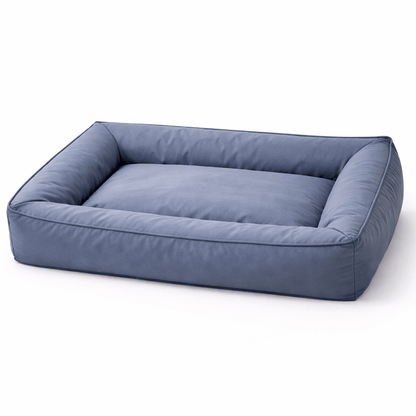 Orthopedic Dog Bed, Memory Foam Bolster Bed with 360° Support & Water-Resistant Cover - Homvista